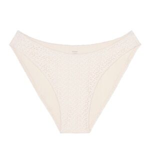 NWT Monday Swimwear Seychelles Bottom Ivory Crochet • S